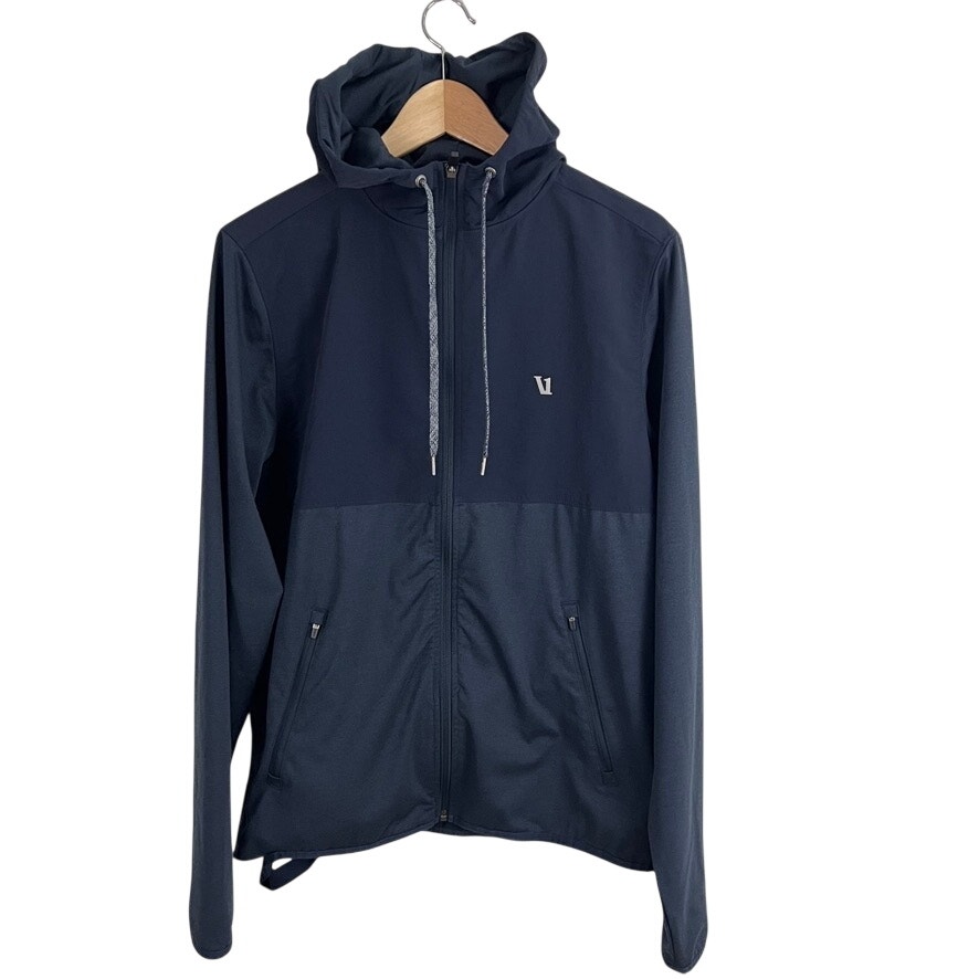 Vuori Sunday Element Jacket Men Size Medium Blue